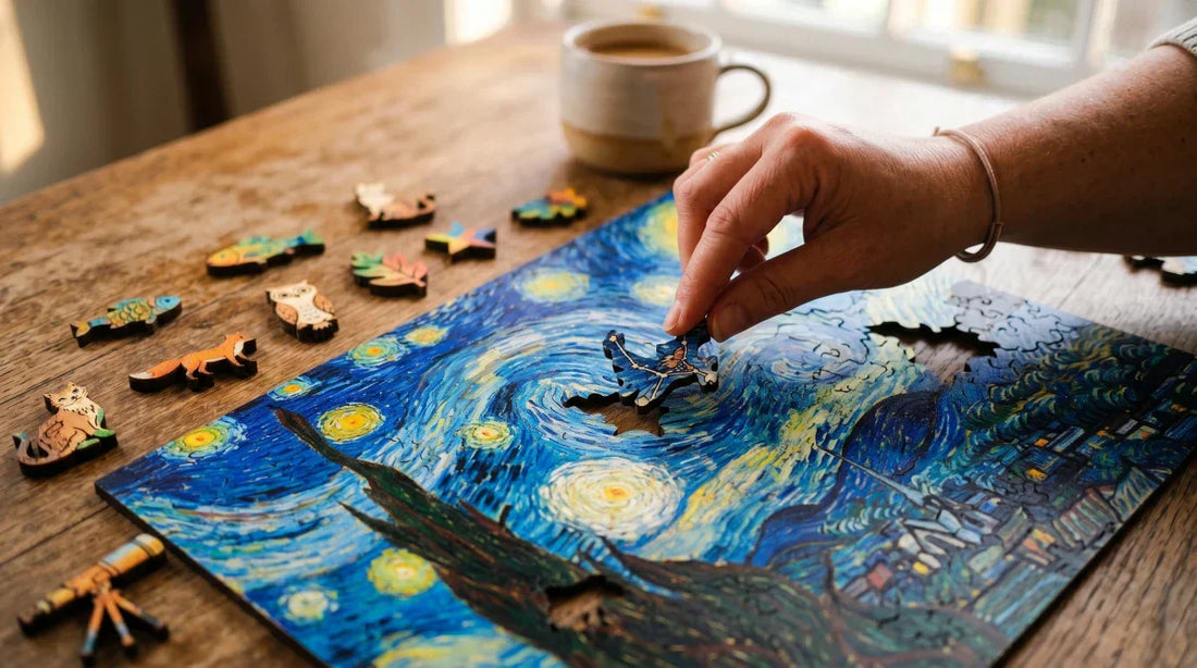 Van Gogh Wooden Puzzles: A Masterpiece, Stroke by Stroke