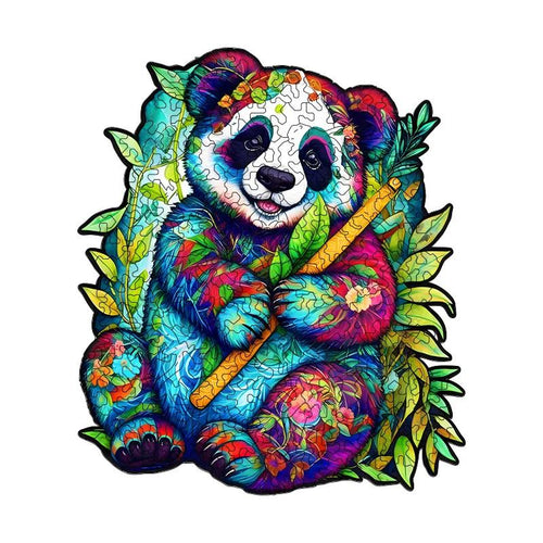 Bamboo Forest Panda Wooden Puzzle