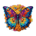 Stained Glass Butterfly Wooden Puzzle