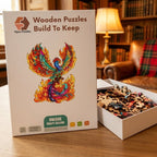 Rising Phoenix Wooden Puzzle – packaged wooden puzzle gift box