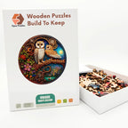 Moonlit Owls Wooden Puzzle – packaged wooden puzzle gift box