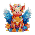 Winged Piglet Wooden Puzzle