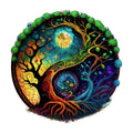 Tree of Life Yin Yang Wooden Puzzle