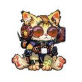 Cyber Cat Wooden Puzzle