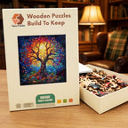 Tree Of Life Glow Wooden Puzzle – packaged wooden puzzle gift box