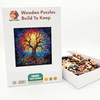 Tree Of Life Glow Wooden Puzzle – packaged wooden puzzle gift box