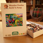 Farm Stand Sunset Wooden Puzzle – packaged wooden puzzle gift box