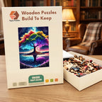 Tree Of Life Reflection Wooden Puzzle – packaged wooden puzzle gift box
