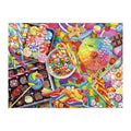 Candy Shop Spread round wooden puzzle