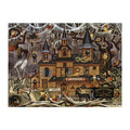 Sweetheart Haunted Hotel round wooden puzzle
