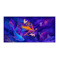 Cosmic Deer And Whale round wooden puzzle