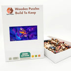 Cosmic Deer And Whale Wooden Puzzle – packaged wooden puzzle gift box