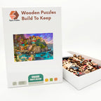 Amalfi Cliff Cafe Wooden Puzzle – packaged wooden puzzle gift box