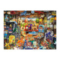 Vintage Garage Finds round wooden puzzle