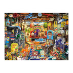 Vintage Garage Finds round wooden puzzle