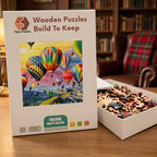 Cappadocia Balloon Sunrise Wooden Puzzle – packaged wooden puzzle gift box
