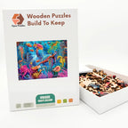 Coral Reef Sea Turtles Wooden Puzzle – packaged wooden puzzle gift box