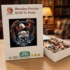Eagle And Skull Crest Wooden Puzzle – packaged wooden puzzle gift box