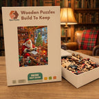 Santas Workshop Letters Wooden Puzzle – packaged wooden puzzle gift box