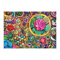 Succulent Garden Table round wooden puzzle