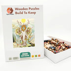 Mystic Elephant Sun Wooden Puzzle – packaged wooden puzzle gift box