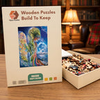 Goddess Of Earth Wooden Puzzle – packaged wooden puzzle gift box