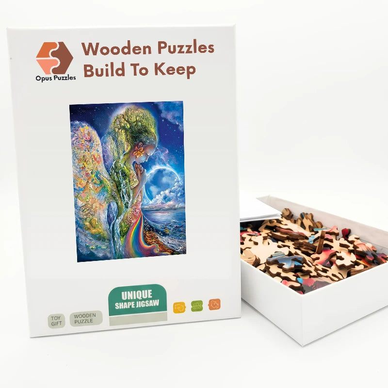 Goddess Of Earth Wooden Puzzle – packaged wooden puzzle gift box