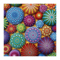 Mandala Stones Garden round wooden puzzle