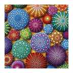 Mandala Stones Garden round wooden puzzle