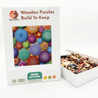 Mandala Stones Garden Wooden Puzzle – packaged wooden puzzle gift box