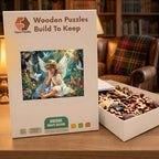 Praying Angel Girl Wooden Puzzle – packaged wooden puzzle gift box