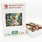 Praying Angel Girl Wooden Puzzle – packaged wooden puzzle gift box