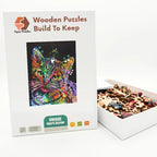 Pop Color Kitten Wooden Puzzle – packaged wooden puzzle gift box