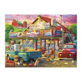 Country General Store round wooden puzzle