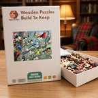 Songbird Apple Branch Wooden Puzzle – packaged wooden puzzle gift box
