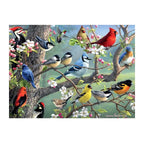 Songbird Apple Branch round wooden puzzle