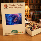 Fairy Treehouse Glow Wooden Puzzle – packaged wooden puzzle gift box