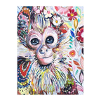 Curious Little Monkey round wooden puzzle