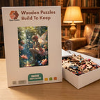 Bubble Fairy Pond Wooden Puzzle – packaged wooden puzzle gift box