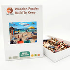 Dog Days Of Summer Wooden Puzzle – packaged wooden puzzle gift box
