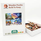 Day And Night Beach Wooden Puzzle – packaged wooden puzzle gift box
