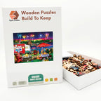 Fourth Of July Camp Wooden Puzzle – packaged wooden puzzle gift box