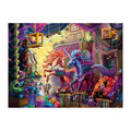 Unicorn Trinket Shop round wooden puzzle