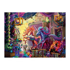 Unicorn Trinket Shop round wooden puzzle