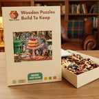Strawberry Cake Kittens Wooden Puzzle – packaged wooden puzzle gift box