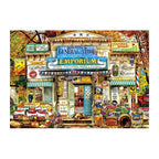 Brown's General Store round wooden puzzle