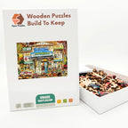 Brown's General Store Wooden Puzzle – packaged wooden puzzle gift box