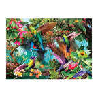 Hummingbird Glade Twin round wooden puzzle