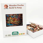Storybook Town Pages Wooden Puzzle – packaged wooden puzzle gift box