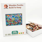 Reef Stained Glass Wooden Puzzle – packaged wooden puzzle gift box